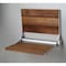 Anzzi Shower Seat, 17 in L, Natural Teak Wood, Polished Chrome AC-AZ8208 - alternate 7